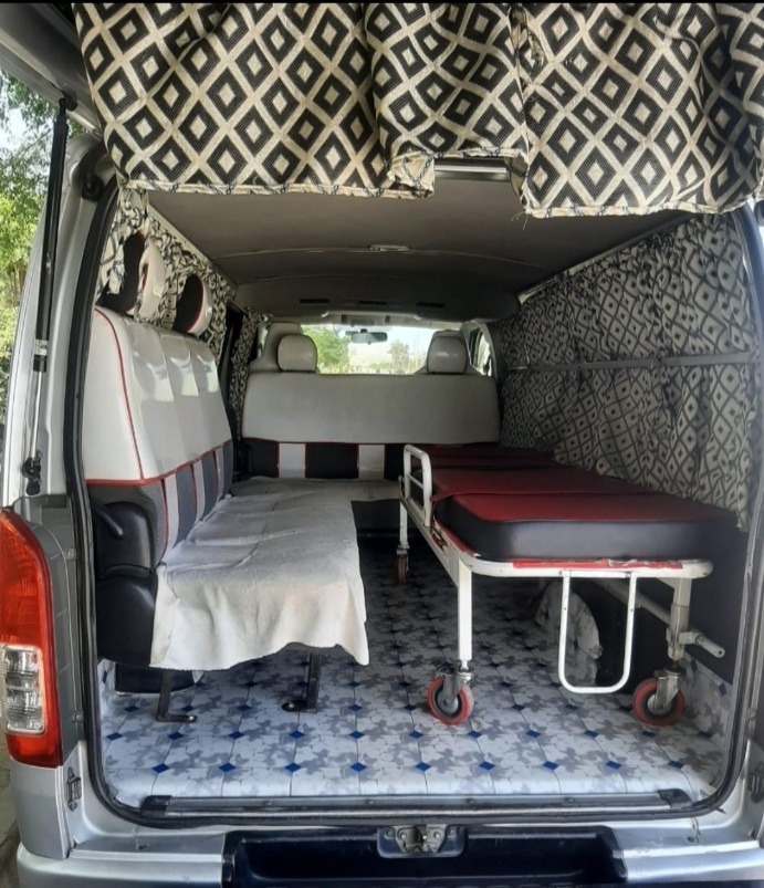 Large ambulance interior