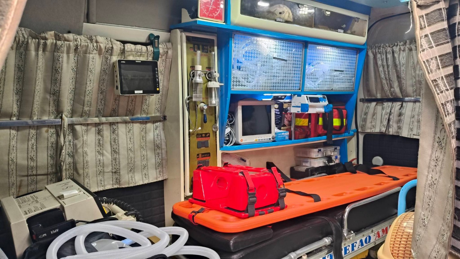 ICU Ambulance Interior